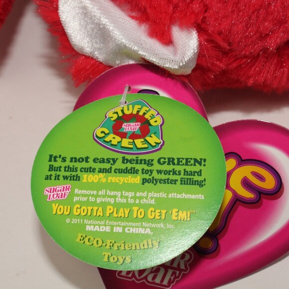 All Occasions Love Valentine Birthday Red Plush 12" Bear Stuffed Animal Toy - Picture 7 of 9